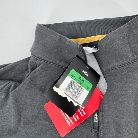 NEW Nike Mens Super Bowl NFL Dri-Fit Quarter Zip Pullover Gray 743515-060 XL NWT - Picture 6 of 10